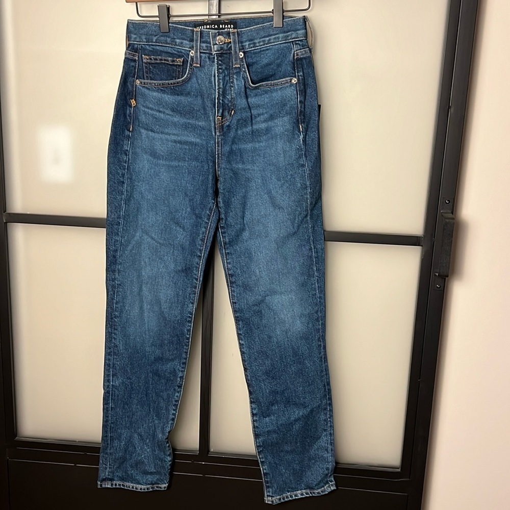 NWT Veronica Beard RYLEIGH SLIM-STRAIGHT JEAN Size 24